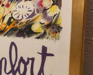 Framed Robert Vernet-Bonfort Print
