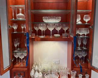 Waterford and assorted lead crystal