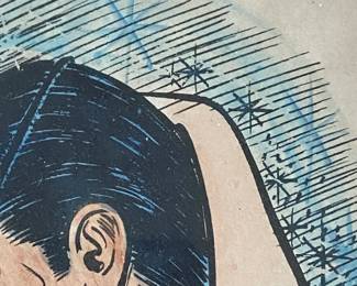 Brenda Starr original art by Dale Messick