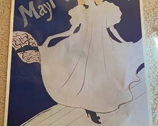 May Milton poster, art by Toulouse-Lautrec