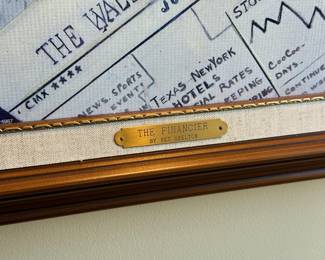 'The Financier' by Red Skelton (Framed)
