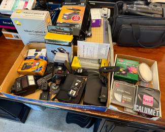 assorted office equipment and supplies