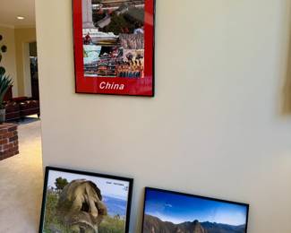 Framed Destination Posters