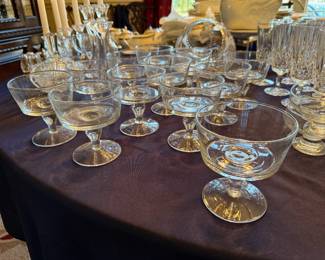 Marquis by Waterford pedestal dessert bowls