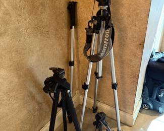 Camera stands and equipment