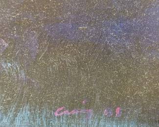 Oil on canvas landscape, signed and numbered; hawaii; #778/5000