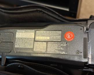 Sony Handycam video camera recorder