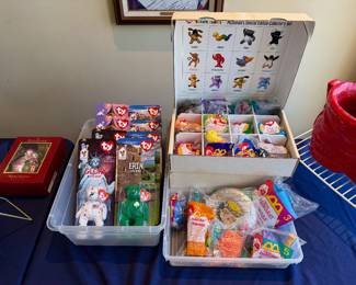 Vintage McDonalds toys and limited edition sets, in packaging