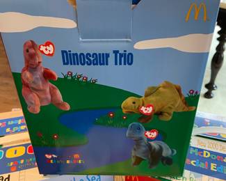 McDonald's Dinosaur Trio Ty Beanie Babies