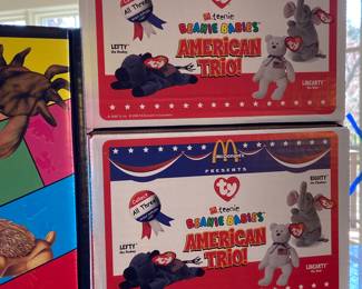 McDonald's ty Teenie Beanie Babies American Trio sets