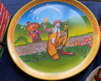 Vintage McDonald's plate