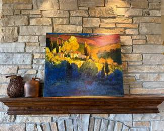 Oil on canvas landscape, signed and numbered; hawaii; #778/5000