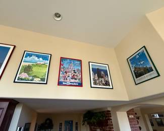 Framed Destination Posters