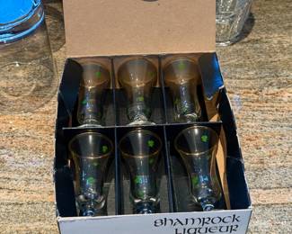 shamrock glassware