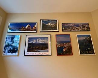 Framed Destination Posters