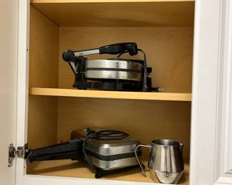 Vintage waffle irons 