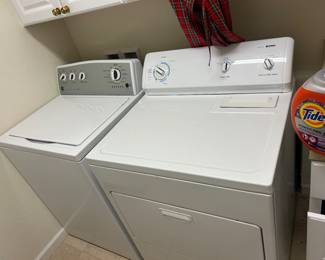 Kenmore washer and dryer 