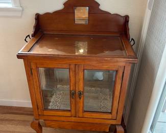 Antique bar cabinet 