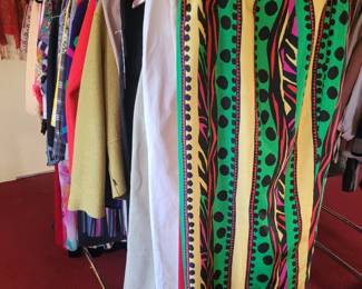 Racks of fabulous designer womens clothes
