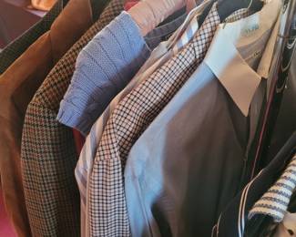 Designer men's clothes