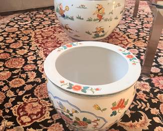 Jingdezhen ceramic flower Jar. 