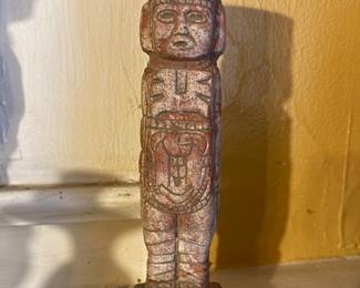 Mexican folk art terracotta statue