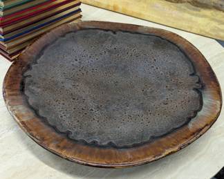 Large Decorative Ceramic Plate