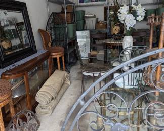 Wood / Glass / Mirror / Lighted Curio Cabinet with one Glass Shelf / Black Frame Beveled Edge Mirror