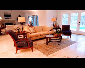Round Wood End Tables