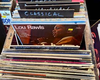 Record Albums from all Genre's.   From Rock to Country, to Blues to Jazz and Classical.