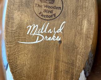 Mallard Drake by Wooden Bird Factory Signed by B. Reed 1981