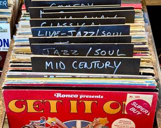 Record Albums from all Genre's.   From Rock to Country, to Blues to Jazz and Classical.