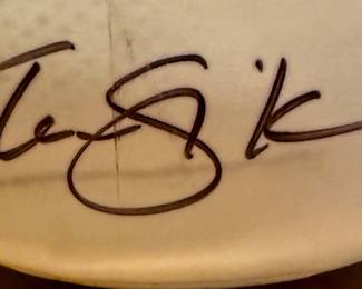 Taleo Sikes Signed NFL Football.  14 year veteran of the NFL