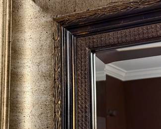 Beautiful Framed Beveled Wall or Standing Mirror