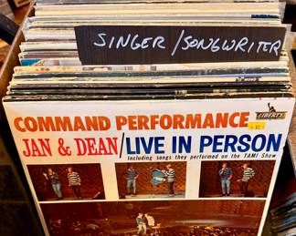 Record Albums from all Genre's.   From Rock to Country, to Blues to Jazz and Classical.