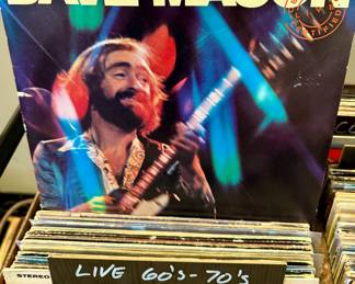 Record Albums from all Genre's.   From Rock to Country, to Blues to Jazz and Classical.