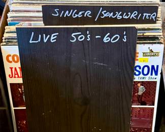 Record Albums from all Genre's.   From Rock to Country, to Blues to Jazz and Classical.