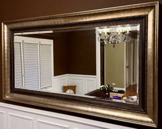 Beautiful Framed Beveled Wall or Standing Mirror