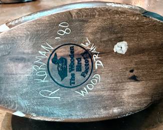 Wood Drake by R. Korman 1980