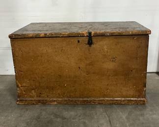 Vintage Wooden Trunk