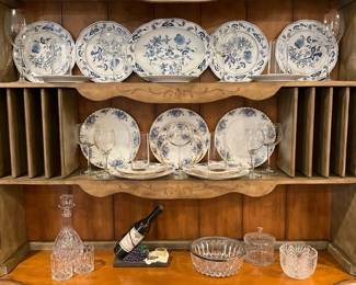 Blue Floral China Friends