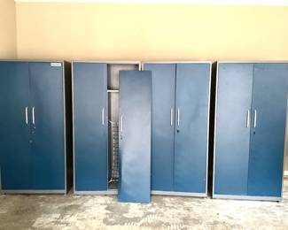 Four Metal Cabinets