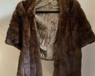 Chocolate Fur Wrap