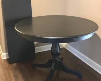 Round Black Table 