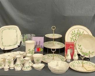 Serving Lenox China 