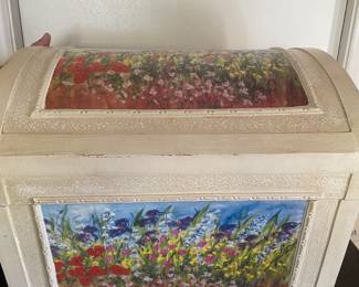 Hand painted trunk 