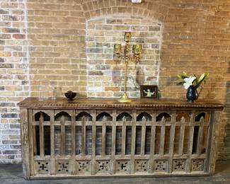 Aged to perfection. Antique Sacraments Alter. please see full description