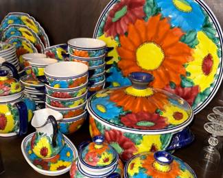 Juan F Guerrero Handpainted Dishes