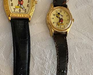 Vintage Mickey Mouse Watches, one a Pulsar ( Seiko ). Left one SOLD!