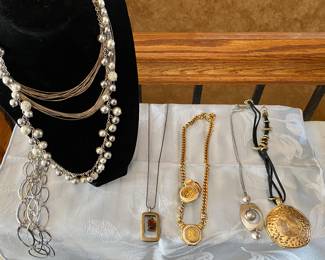 Costume Jewelry, lots of Costume, Sterling, and some Solid gold fine Jewelry.